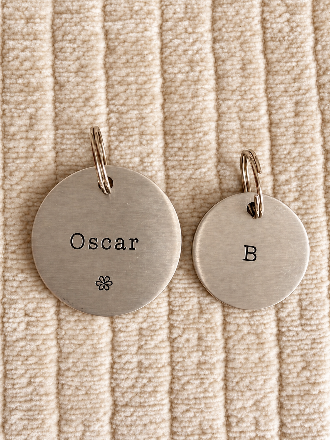 Engraved dog tag
