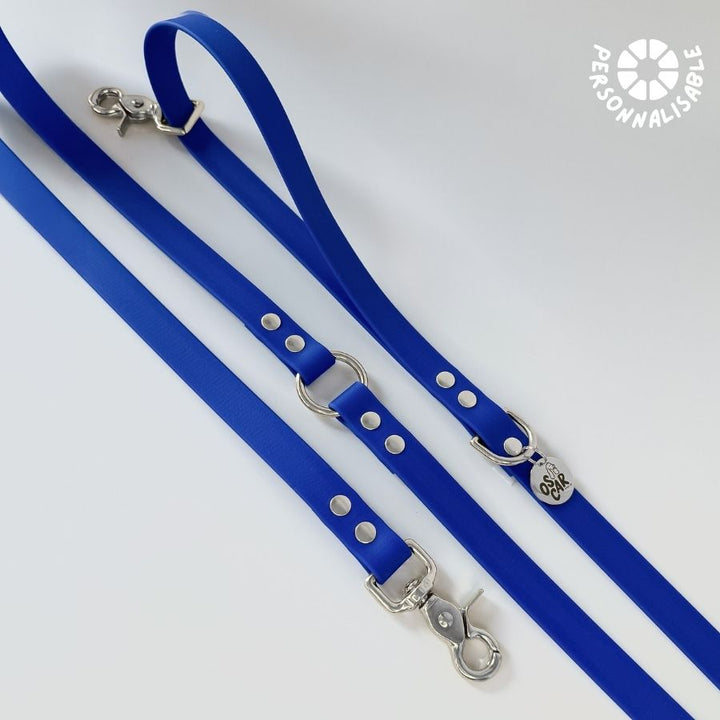 Laisse multi-positions Bleu Roi