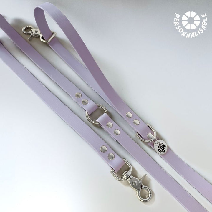 Laisse multi-positions Lilas
