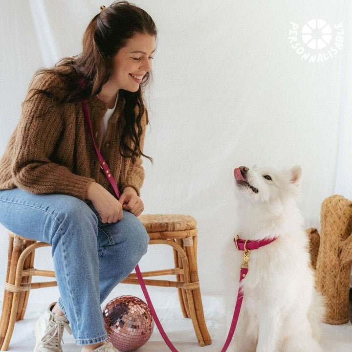 Laisse multi-positions Magenta