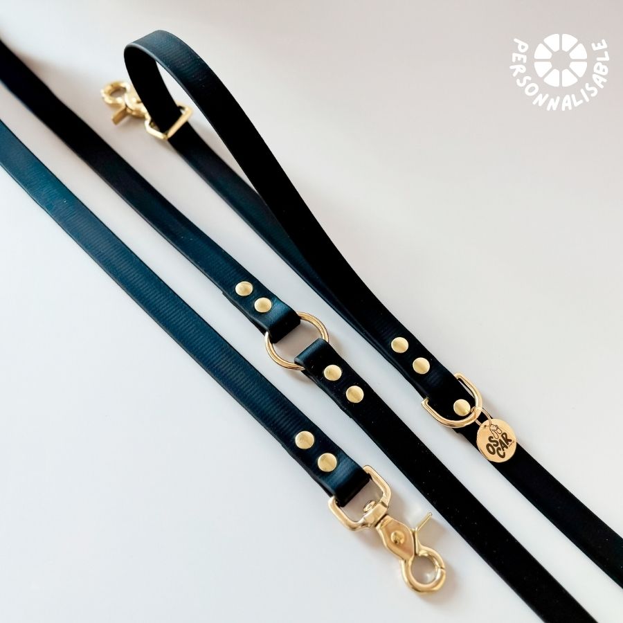 Laisse multi-positions Noire