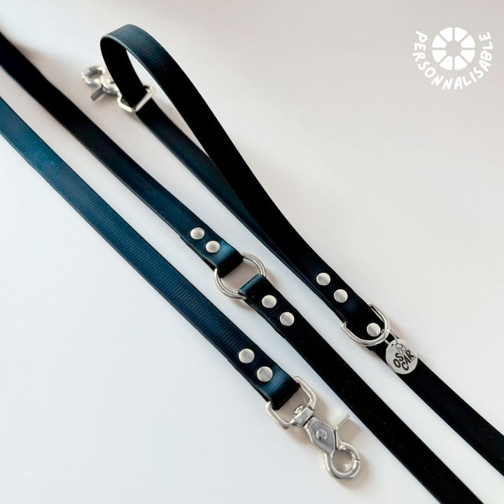 Laisse multi-positions Noire