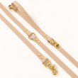Laisse multi-positions beige