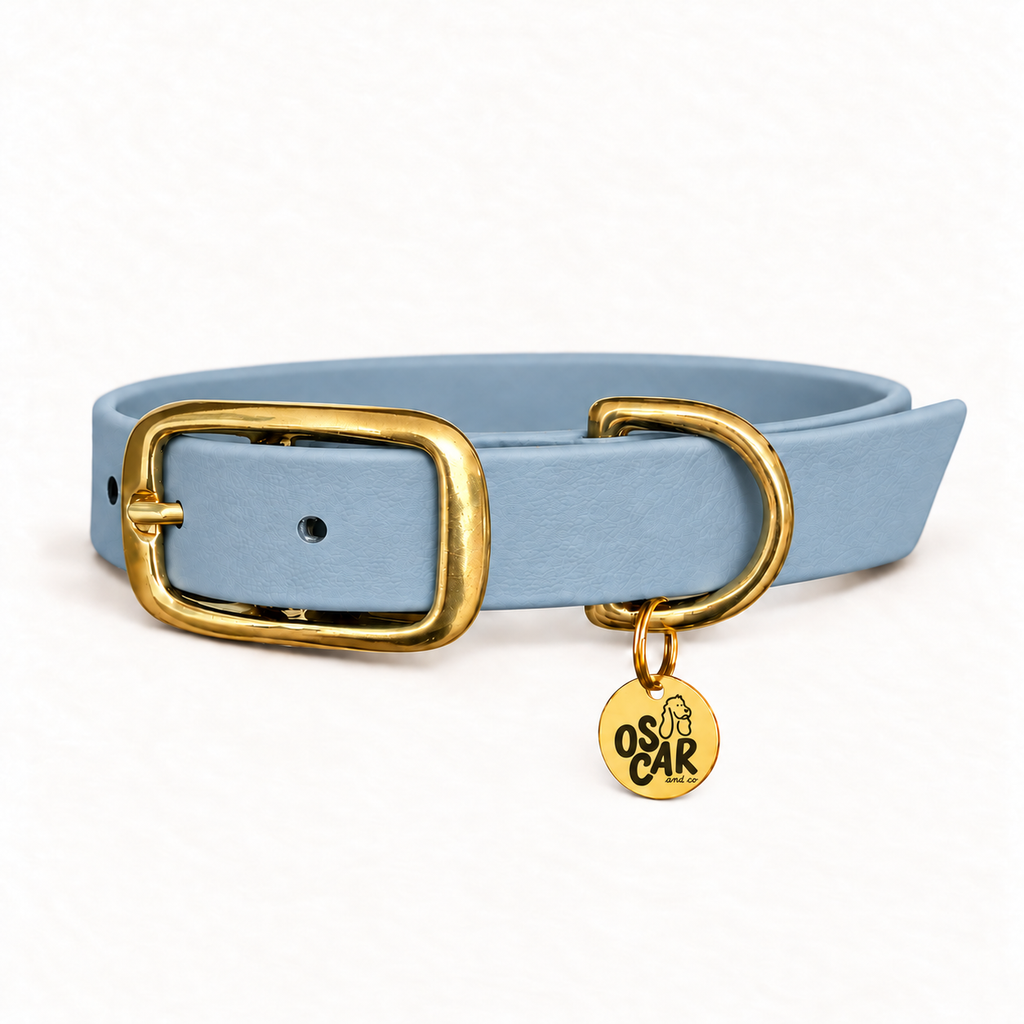 Collier bleu pastel