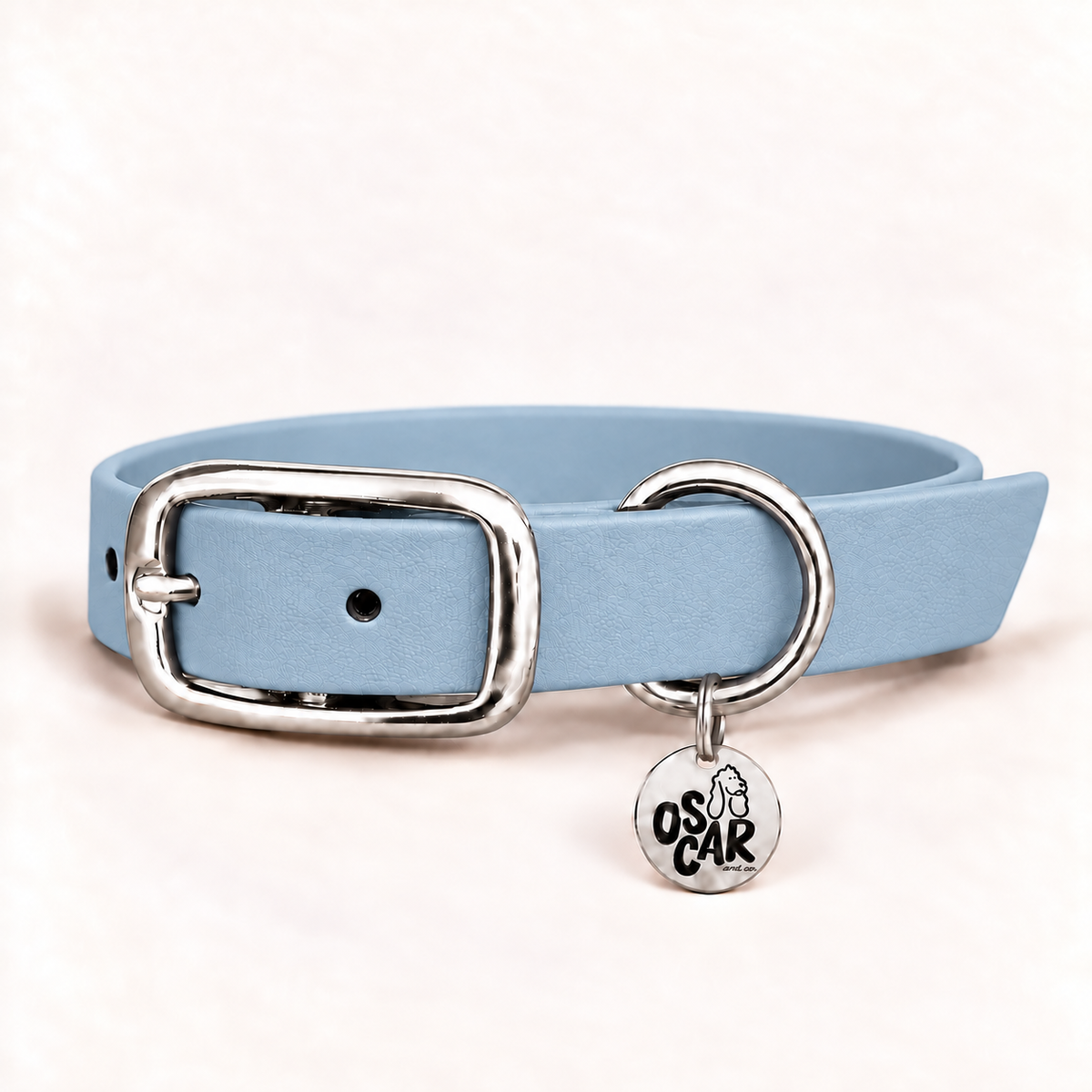 Collier bleu pastel